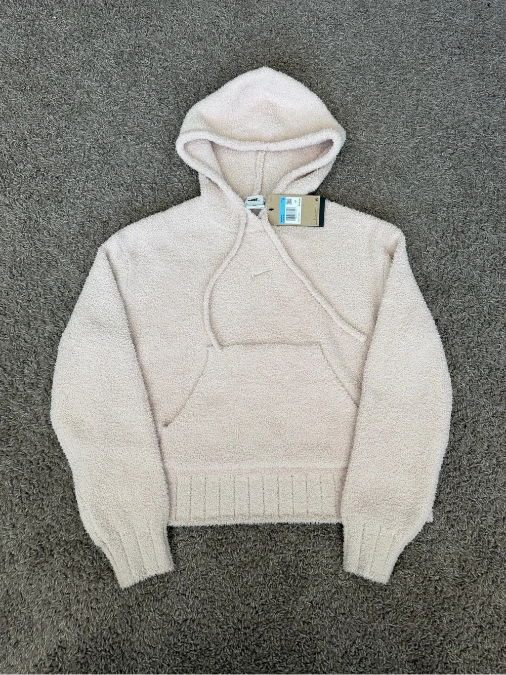 Nike Blush Pink Women's Sportswear Phoenix Cozy Bouclé Outfit